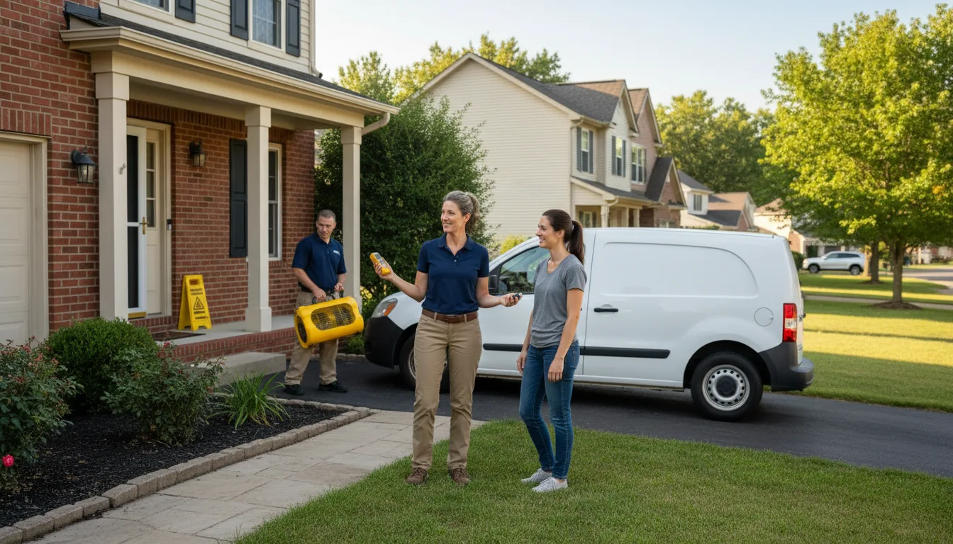 Water restoration image for Dehumidification And Cleanup Services in Lefor, ND